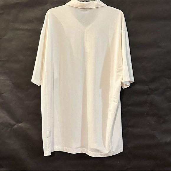Nike Men's Golf Golfer White Polo Button Up Dress Shirt XL - Picture 8 of 8